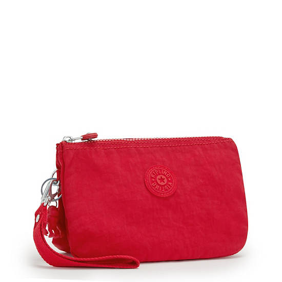 Kipling Creativity Extra Large Wristlet Handbag Red Rouge | AU 1260SG